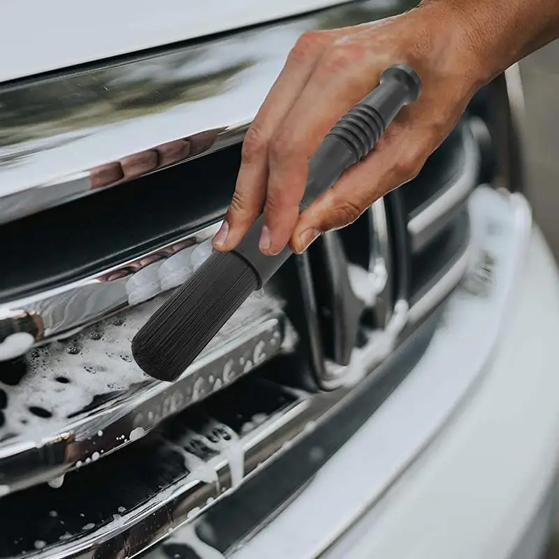 Clean Surfaces of the car by brush