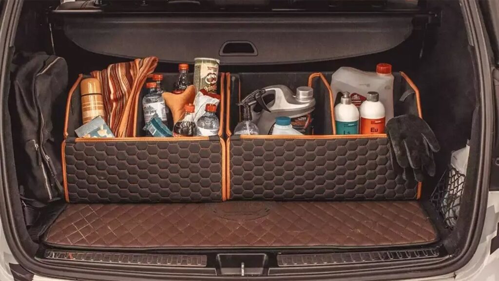 Categorising Items storage solutions in car Trunk